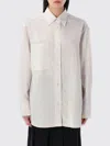 Studio Nicholson Oversized Striped Shirt Chest Pocket