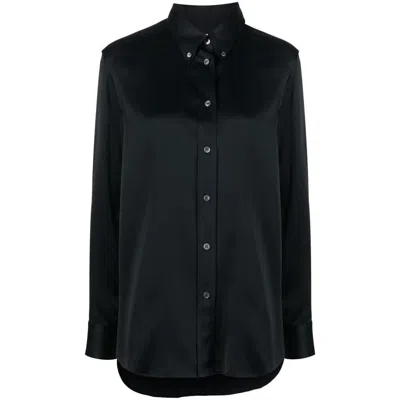 Studio Nicholson Loose-fit Buttoned Shirt In Blue