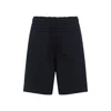 Studio Nicholson Ikria Patch Pocket Drawstring Short In Black