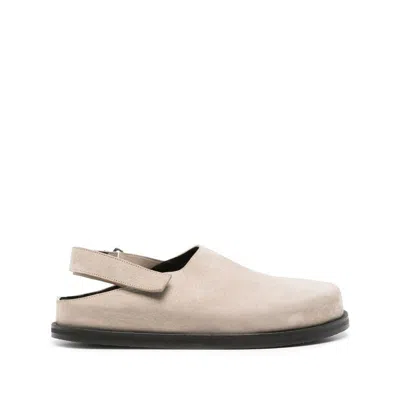 Studio Nicholson Leather Slippers In Neutrals