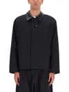 Studio Nicholson Short Jacket With Zipper In Black