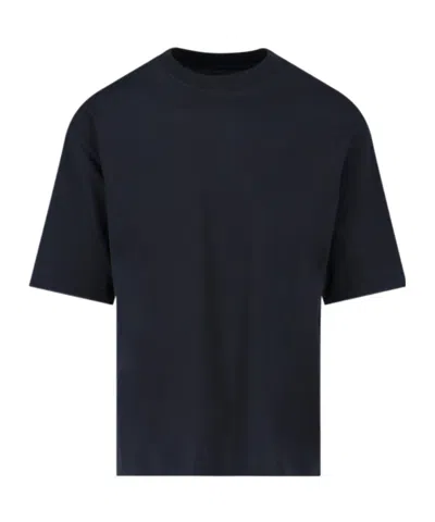 Studio Nicholson Short-sleeve Cotton T-shirt In Black