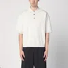 Studio Nicholson Essential Short-sleeved Polo T-shirt In White