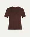 Studio Nicholson Ssense Exclusive Burgundy Marine T-shirt In Chocolate Brown