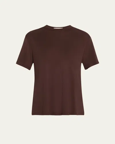 Studio Nicholson Ssense Exclusive Burgundy Marine T-shirt In Berry