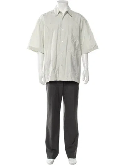 Pre-owned Studio Nicholson Short Sleeve Shirt W/ Tags In Green