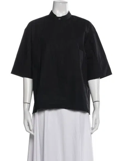 Pre-owned Studio Nicholson Short Sleeve Top In Blue