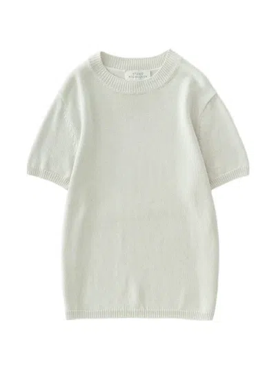 Studio Nicholson Short Sleeve Top In White