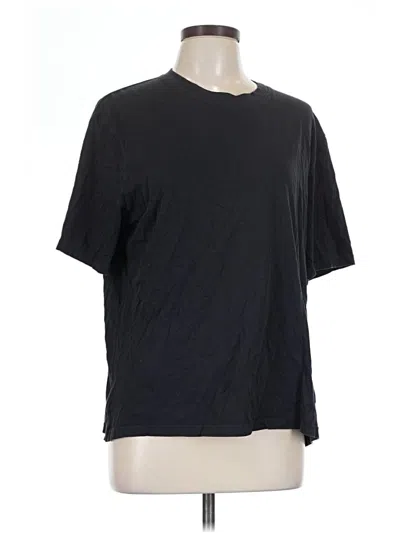 Pre-owned Studio Nicholson Short Sleeve T-shirt In Black