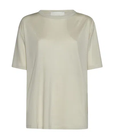 Studio Nicholson Short-sleeved Crewneck T-shirt In Nude
