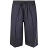Studio Nicholson Knee-length Shorts In Blue