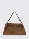 Studio Nicholson Folded Mini Shoulder Bag With Artistic Design In Brown