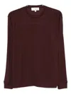 Studio Nicholson Simmons Long-sleeve T-shirt In Brown