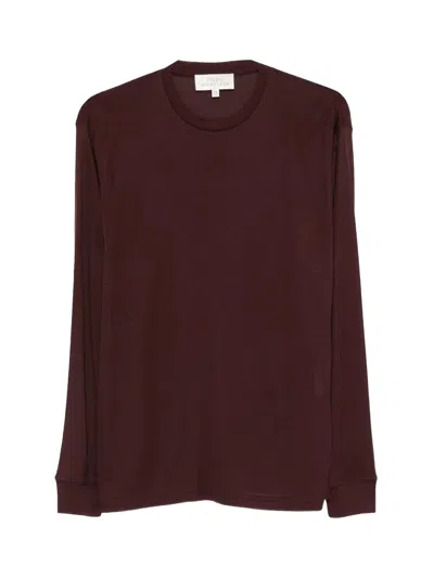 Studio Nicholson Simmons Long-sleeve T-shirt Rouge