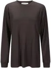 Studio Nicholson Jersey - Long Sleeve Top In Brown