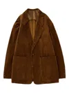 Studio Nicholson X Beams Plus Long-sleeved Jacket In Brown