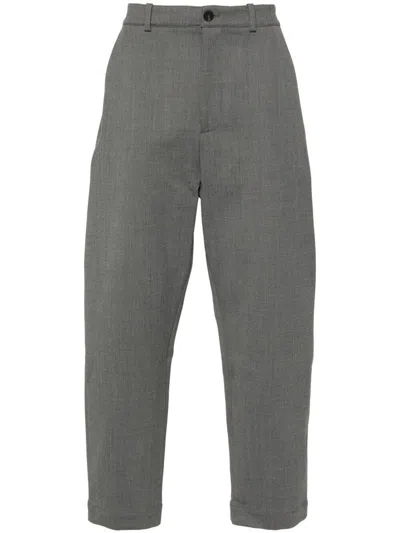 Studio Nicholson Single Pleat Tapered Pant Clothing In Grey