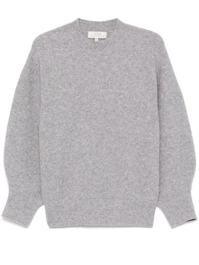 Studio Nicholson Gray Sirio Sweater In Grey Melange