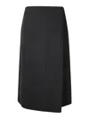 Studio Nicholson Skirts - Split Front Skirt In Black
