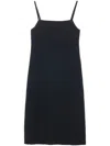 Studio Nicholson Black Danae Midi Dress In 黑色