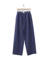 Studio Nicholson Sonny Relaxed Drawstring Pants In Blue