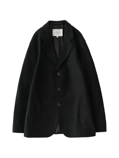 Studio Nicholson Sono Wool Blazer In Black