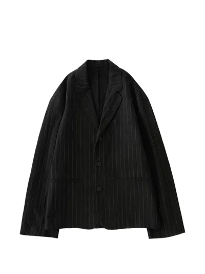 Studio Nicholson Sorst Three-button Jacket In Black