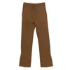 Studio Nicholson Split-hem Trousers In Brown