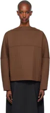 Studio Nicholson Ssense Exclusive Brown Velho Top In Cedar
