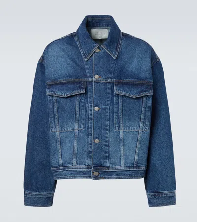 Studio Nicholson Stein Denim Jacket In Blue