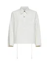 Studio Nicholson Salt Slub Cotton Twill Stowe Polo Shirt In Multi