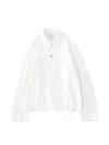 Studio Nicholson Salt Slub Cotton Twill Stowe Polo Shirt In White