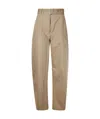 Studio Nicholson Belted Round Leg Pant In Nude