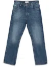 Studio Nicholson Belt-loop Jeans In Blue