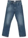 Studio Nicholson Belt-loop Jeans In Blue