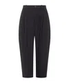 Studio Nicholson Straight-leg Cropped Trousers In Black