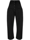 Studio Nicholson Black Pants In Black