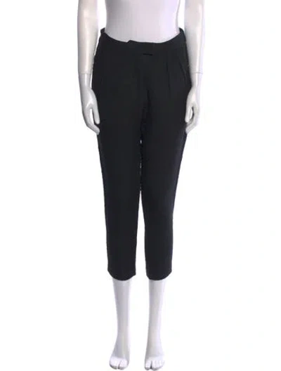 Pre-owned Studio Nicholson Straight Leg Pants In Black