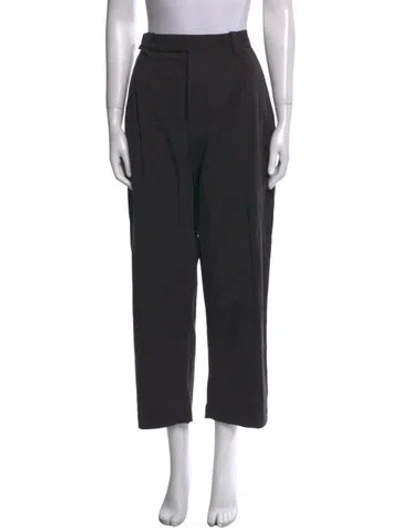 Pre-owned Studio Nicholson Straight Leg Pants In Black