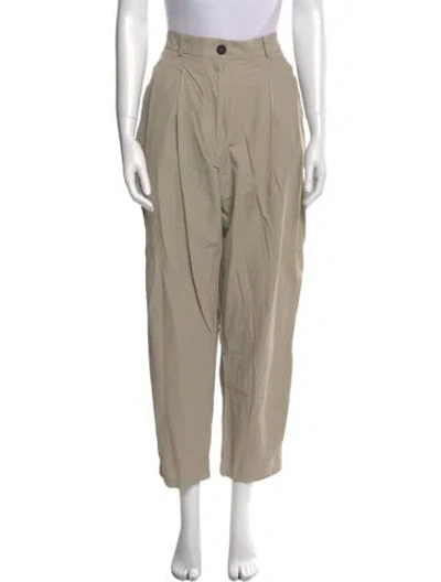 Pre-owned Studio Nicholson Straight Leg Pants In Neutral