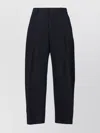 Studio Nicholson Classic Tailored Black Trousers With Straight Leg Design In Black