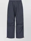 Studio Nicholson Straight Trousers With Elastic Waistband And Drawstring Hem