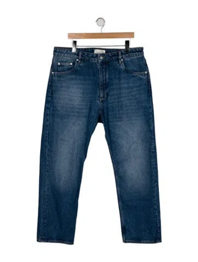 Pre-owned Studio Nicholson Straight-leg Jeans In Blue