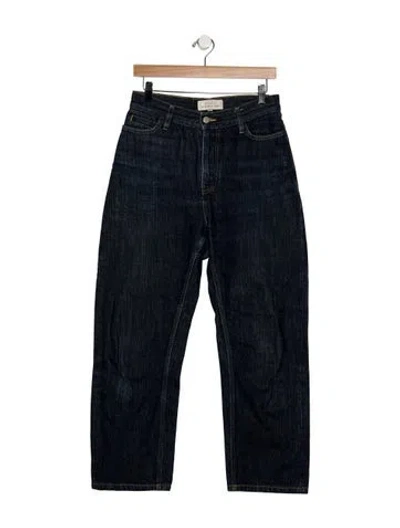 Pre-owned Studio Nicholson Straight-leg Jeans In Blue