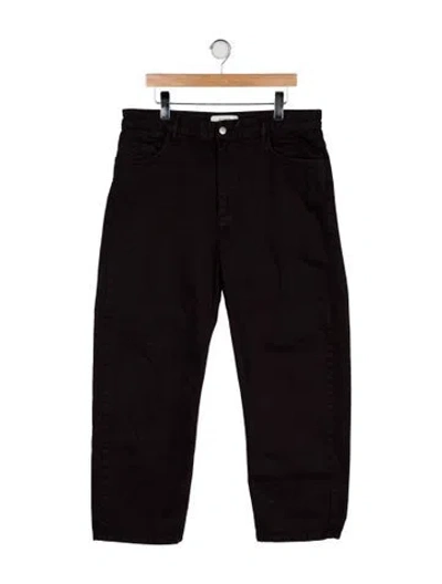 Pre-owned Studio Nicholson Straight-leg Jeans In Brown