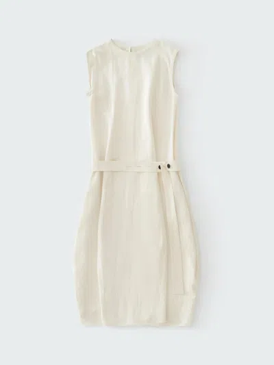 Studio Nicholson Strap Volume Dress In Chalk