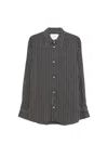 Studio Nicholson Striped Button Shirt In Multi