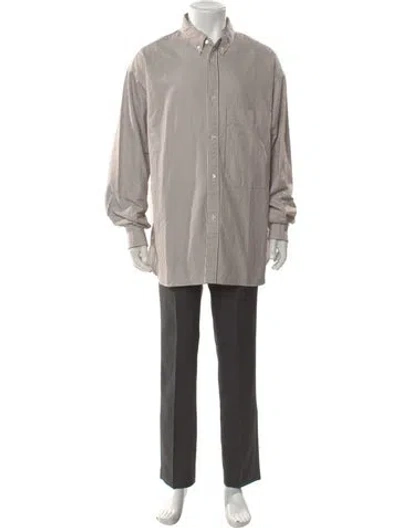 Pre-owned Studio Nicholson Striped Long Sleeve Shirt W/ Tags In Multi