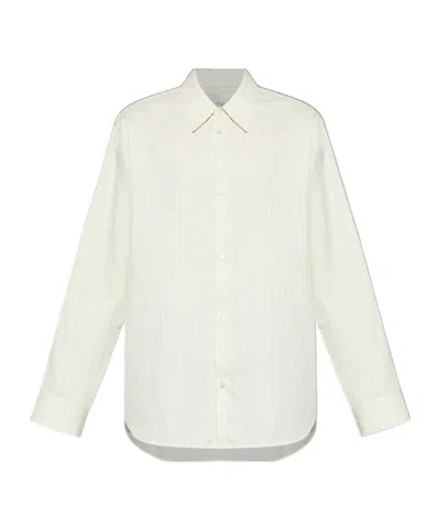 Studio Nicholson Striped Shirt In White