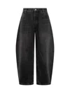 Studio Nicholson Straight Trousers With Side And Back Pockets In Black